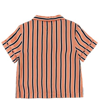 Tommy Hilfiger Skjorte - Resort Stripe - Orange