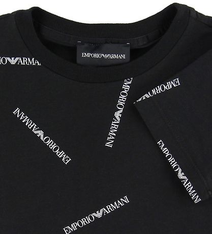 Emporio Armani T-shirt - Sort m. Logo