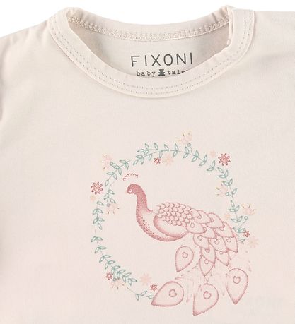 Fixoni T-shirt - Pudder m. Pfugl