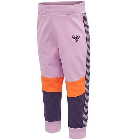 Hummel Sweatpants - HMLVeronica - Lilla/Orange