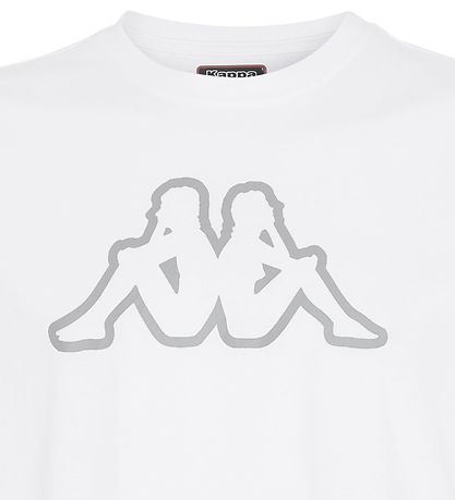 Kappa T-shirt - Logo Cromen - Hvid