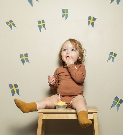 That's Mine Wallstickers - 14 stk - Svensk Flag