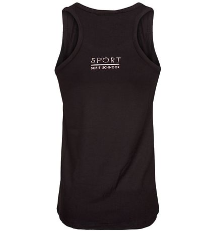 Sport by Sofie Schnoor Top - Pi - Sort/Rosa m. Logo