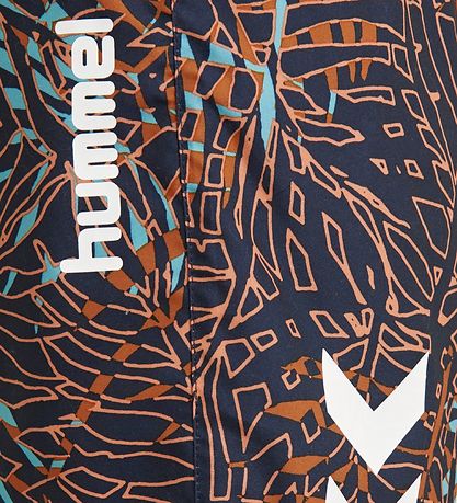 Hummel Teens Badeshorts - HMLRio - UV50+ - Navy/Brun