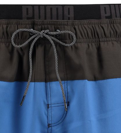 Puma Badeshorts - Bl/Mrkegr