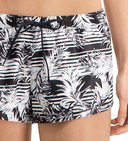 Puma Badeshorts - Sort/Hvid