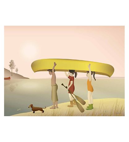 Vissevasse Plakat - 50x70 - Canoe