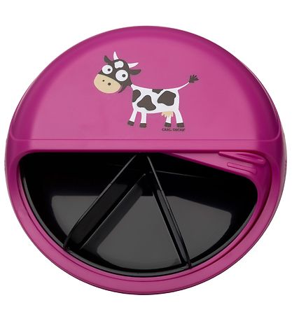 Carl Oscar Snackbox - BentoDISC -  18 cm - Purple Cow