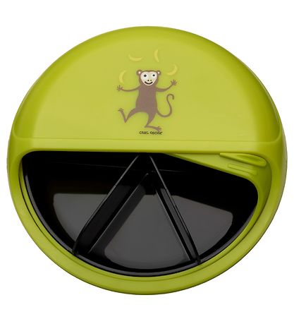 Carl Oscar Snackboks - BentoDISC - 18 cm - Lime Monkey