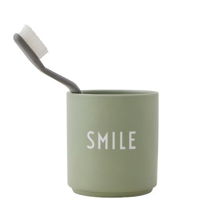 Design Letters Kop - Favourite Cups - Porceln - Grn Smile