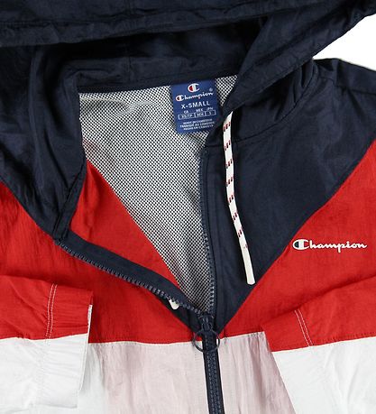 Champion Fashion Cardigan - Navy/Hvid/Rd