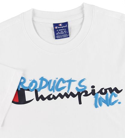 Champion Fashion T-shirt - Hvid m. Logo