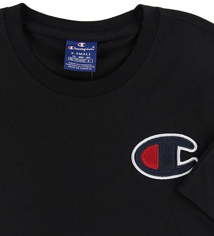 Champion Fashion T-shirt - Sort m. Logo