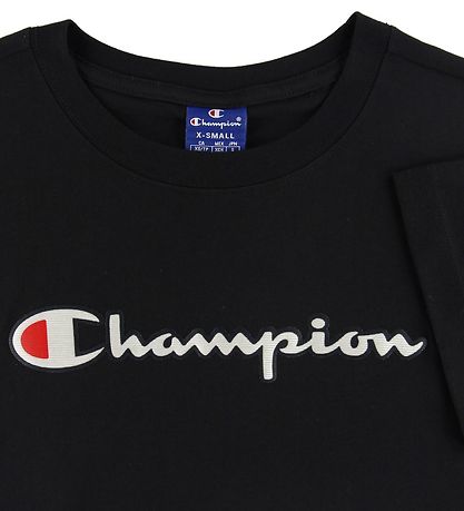 Champion Fashion T-shirt - Sort m. Logo