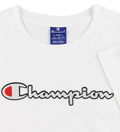 Champion Fashion T-shirt - Hvid m. Logo