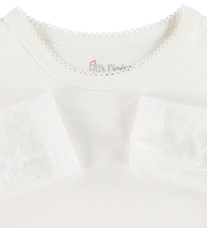 Little Wonders Bluse m. Blondermer - Maja - Hvid