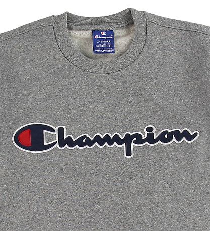 Champion Fashion Sweatshirt - Grmeleret m. Logo