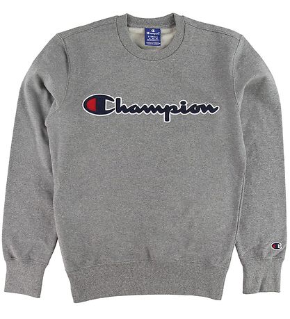 Champion Fashion Sweatshirt - Grmeleret m. Logo