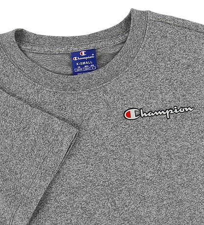 Champion Fashion T-shirt - Grmeleret m. Logo