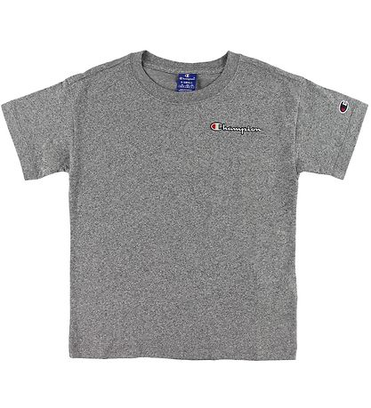 Champion Fashion T-shirt - Grmeleret m. Logo