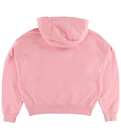 Champion Fashion Hættetrøje - Pink m. Logo