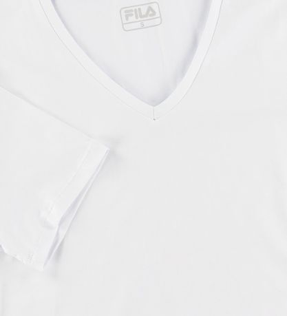 Fila T-shirt - V-Neck - Hvid