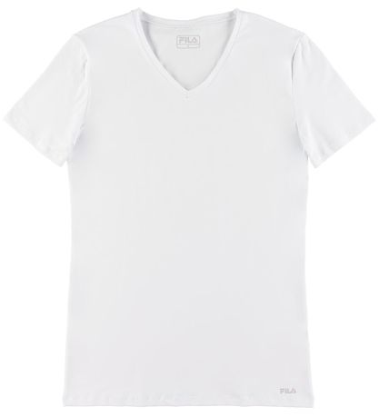 Fila T-shirt - V-Neck - Hvid