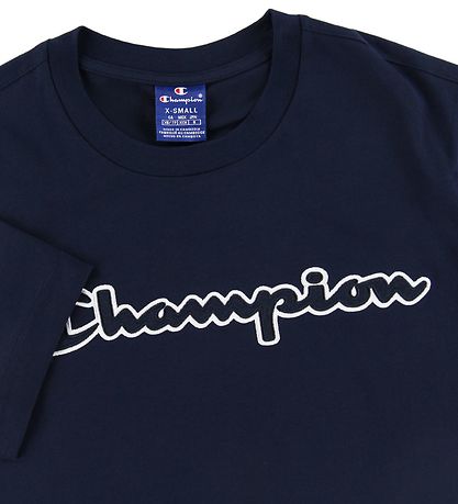 Champion Fashion T-shirt - Navy m. Logo