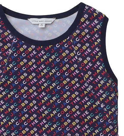 Little Marc Jacobs Badetanktop - Color Factory - Navy m. Logo