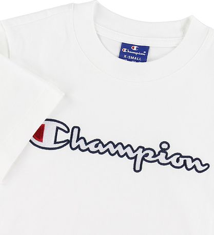 Champion Fashion T-Shirt - Hvid m. Logo