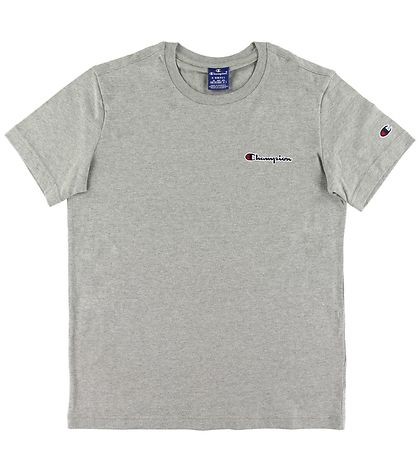 Champion Fashion T-Shirt - Grmeleret m. Logo