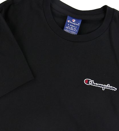 Champion Fashion T-Shirt - Sort m. Logo