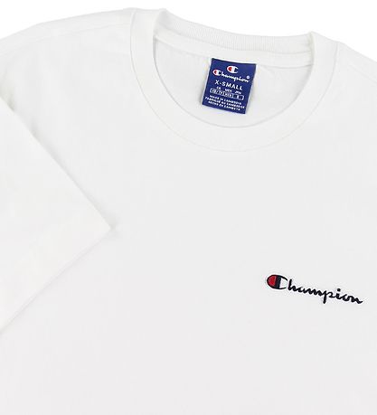 Champion Fashion T-Shirt - Hvid m. Logo