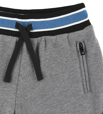 Dolce & Gabbana Sweatshorts - Grmeleret m. Hvid/Bl