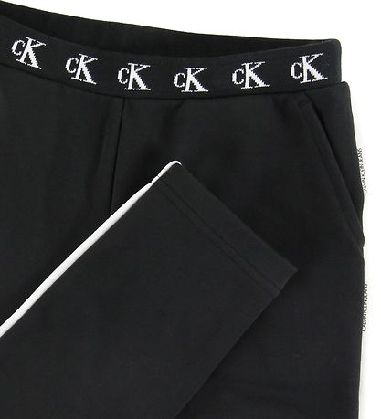 Calvin Klein Sweatpants - Monogram Slim - Sort