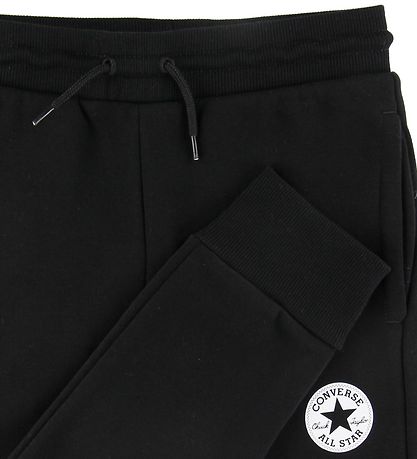 Converse Sweatpants - Sort m. Logo