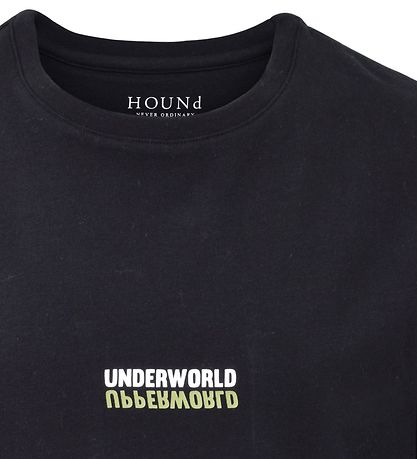 Hound T-shirt - Sort m. Print