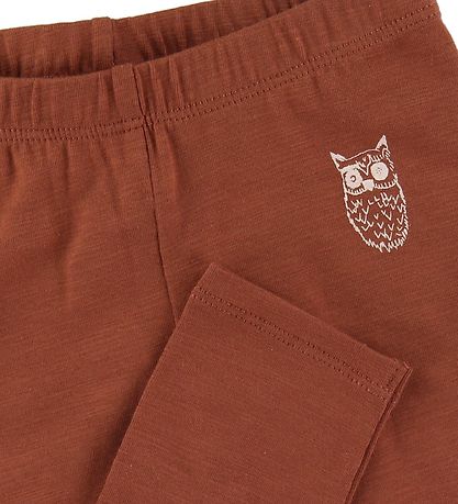 Soft Gallery Leggings - Baby Paula - Soft Owl - Arabian Spice