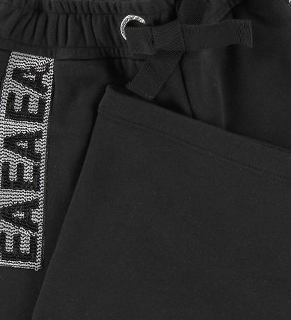 Emporio Armani Sweatpants - Sort m. Glimmer