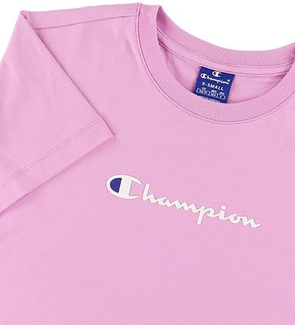 Champion Fashion T-shirt - Lavendel m. Logo