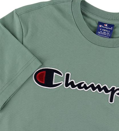 Champion Fashion T-shirt - Stvet Grn m. Logo