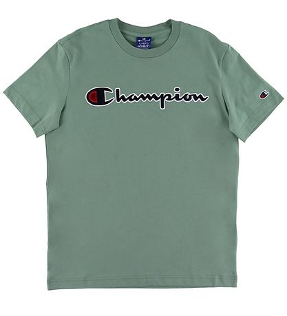 Champion Fashion T-shirt - Stvet Grn m. Logo