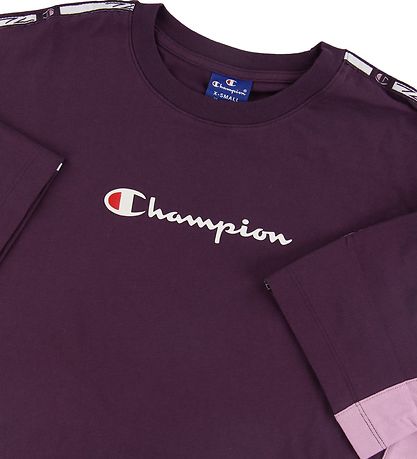Champion Fashion T-shirt - Crop - Lilla m. Logo
