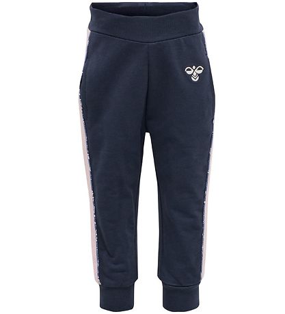 Hummel Sweatpants - HMLLiv - Navy/Rosa