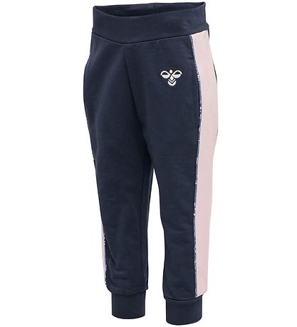 Hummel Sweatpants - HMLLiv - Navy/Rosa