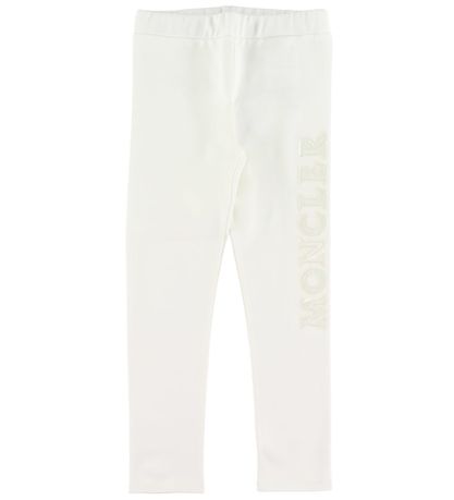 Moncler Leggings - Hvid m. Logo