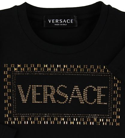 Versace Bluse - Sort m. Nitter