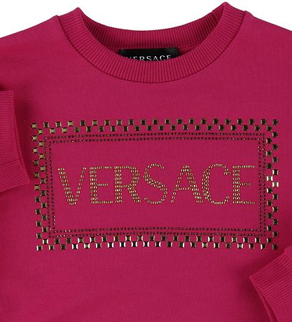 Versace Sweatkjole - Fuchsia m. Nitter