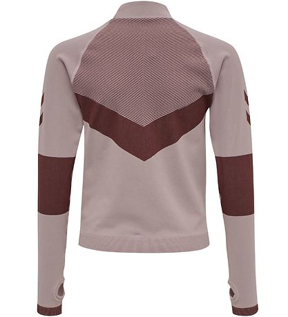 Hummel Bluse - HMLKith - Cropped - Gammelrosa m. Bordeaux