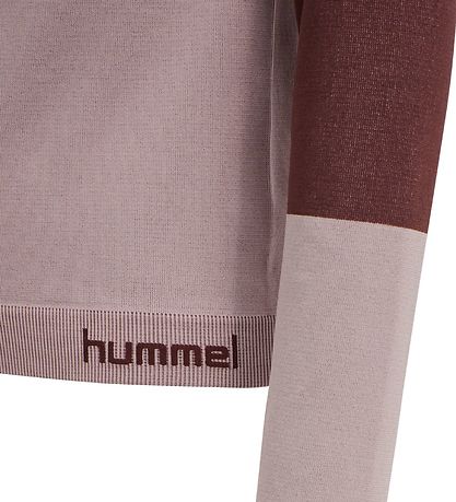 Hummel Bluse - HMLKith - Cropped - Gammelrosa m. Bordeaux